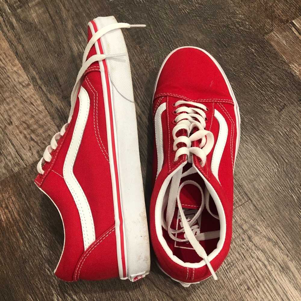 Red Old Skool Vans